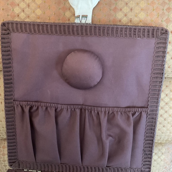 Sewing Box Gorgeous Colorful Elephants Fabric Padded w Handle - Picture 10 of 14